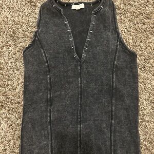 Gilded Intent Black Sleeveless Top